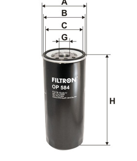Фільтр масляний Filtron OP584