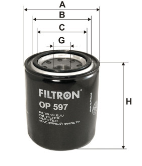 Фільтр масляний Filtron OP597