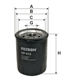 Фільтр масляний Filtron OP612