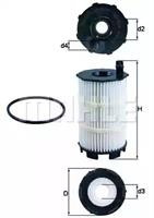 Фільтр масляний Mahle/Knecht OX3504D