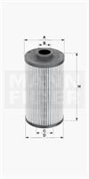 Фільтр масляний MANN-FILTER HU825x