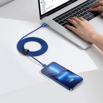 Кабель Baseus Crystal Shine Series Fast Charging Data Cable Type-C to Type-C 100W 1.2m Blue