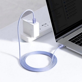 Кабель Baseus Crystal Shine Series Fast Charging Data Cable Type-C to Type-C 100W 1.2m Purple