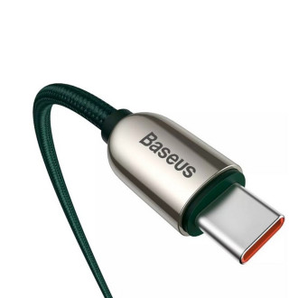 Кабель Baseus Display Fast Charging Data Cable Type-C to Type-C 100W 2m Green