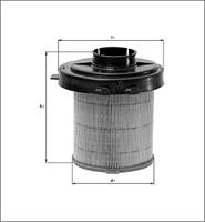 Фільтр повітряний Mahle/Knecht LX10096