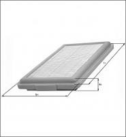 Фільтр повітряний Mahle/Knecht LX1286