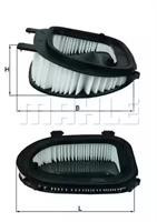 Фільтр повітряний Mahle/Knecht LX3541