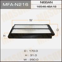 Фільтр повітряний Masuma MFAN216