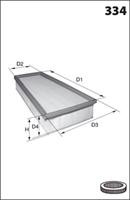 Фільтр повітряний MecaFilter ELP9284