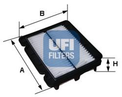 Фільтр повітряний Ufi 3027900