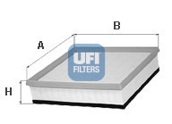 Фільтр повітряний Ufi 3029700