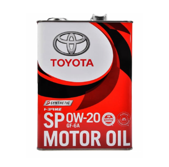 Олива моторна Олива Toyota Motor Oil SМ 0W-20 4 л TOYOTA/LEXUS 08880-13205