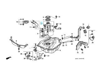Фільтр паливний HONDA/ACURA 16010S2H930