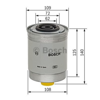 Фільтр паливний Bosch 1457434185