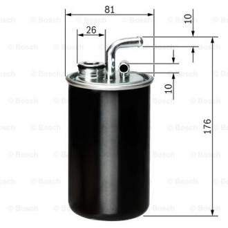 Фільтр паливний Bosch F026402827