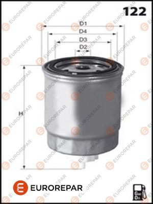 Фільтр паливний EUROREPAR E148100