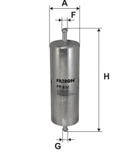 Фільтр паливний Filtron PP832