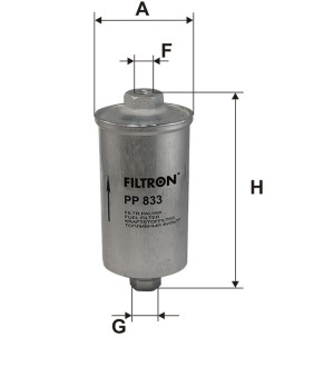 Фільтр паливний Filtron PP833