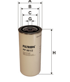 Фільтр паливний Filtron PP8612