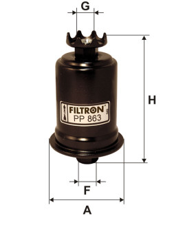Фільтр паливний Filtron PP863