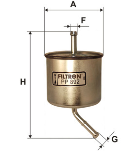 Фільтр паливний Filtron PP892