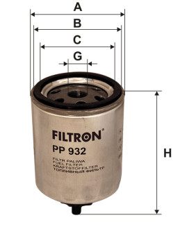 Фільтр паливний Filtron PP932