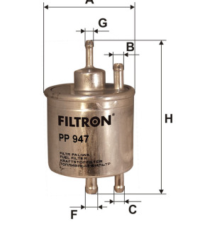 Фільтр паливний Filtron PP947