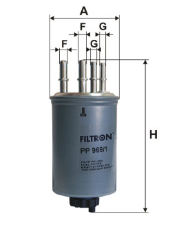 Фільтр паливний Filtron PP9691