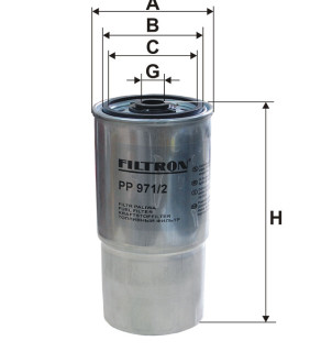 Фільтр паливний Filtron PP9712