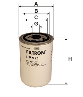 Фільтр паливний Filtron PP971