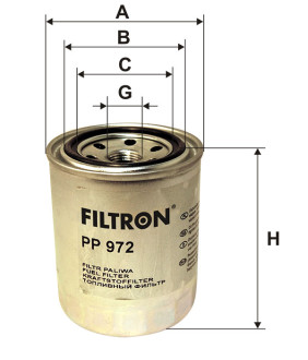 Фільтр паливний Filtron PP972