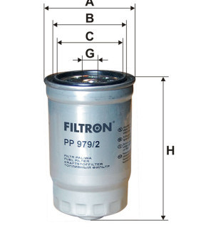 Фільтр паливний Filtron PP9792