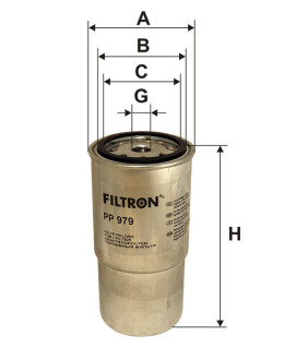 Фільтр паливний Filtron PP979