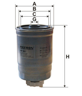 Фільтр паливний Filtron PP987