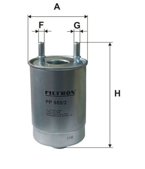 Фільтр паливний Filtron PP9882