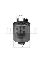 Фільтр паливний Mahle/Knecht KL638