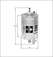 Фільтр паливний Mahle/Knecht KL82