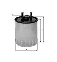 Фільтр паливний Mahle/Knecht KL1002