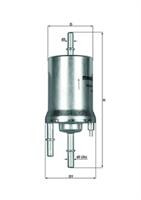 Фільтр паливний Mahle/Knecht KL1561
