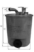 Фільтр паливний Mahle/Knecht KL188