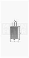 Фільтр паливний MANN-FILTER WK8296