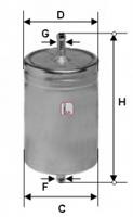 Фільтр паливний Sofima S1583B