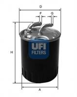 Фільтр паливний Ufi 2407700