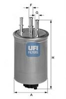Фільтр паливний Ufi 2444500