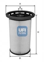 Фільтр паливний Ufi 2602600