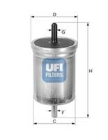 Фільтр паливний Ufi 3151400