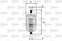 Фільтр паливний Valeo 587001