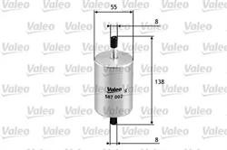 Фільтр паливний Valeo 587002