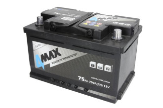 Батарея акумуляторна 75(Ач) 4MAX