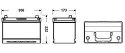 Батарея акумуляторна 95(Ач) EXIDE